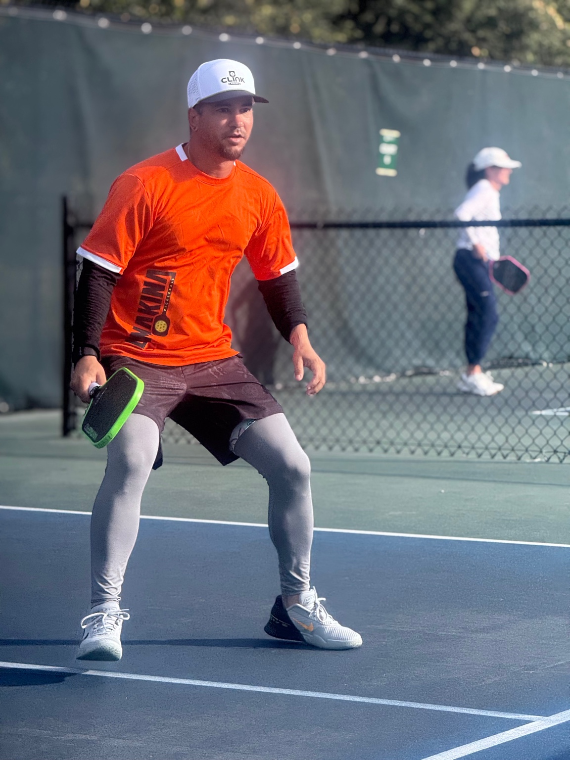 LaMakina tournament player wearing the Performance Tee